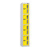 Vision 4-Door Locker Pearl Silver Lemon Yellow