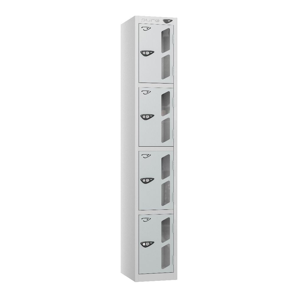Vision 4-Door Locker Pearl Silver Pearl Silver