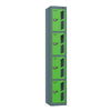 Vision 4-Door Locker Slate Grey Forest Green