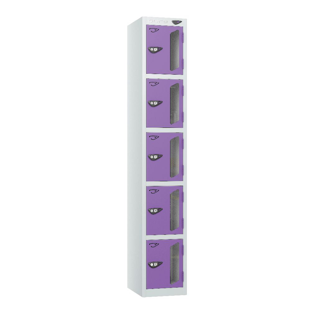 Vision 5-Door Locker Arctic White Orchid Violet