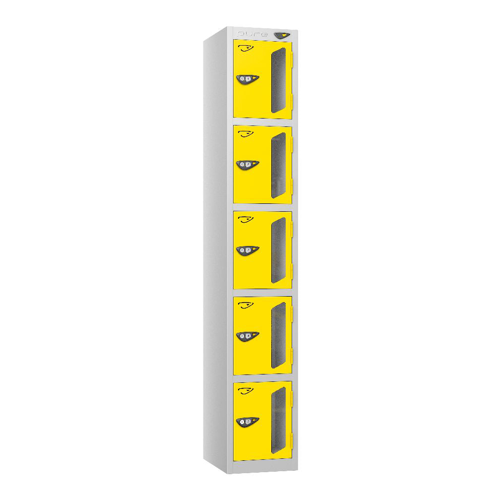 Vision 5-Door Locker Pearl Silver Lemon Yellow
