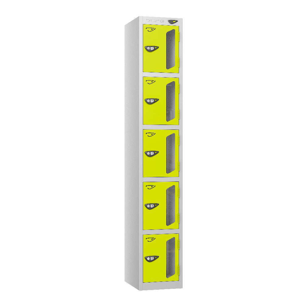 Vision 5-Door Locker Pearl Silver Lime Light