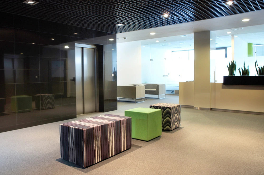 Volt And Square Square 90 Degree Corner Section Pouffe 6