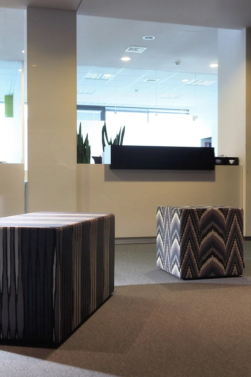 Volt And Square Volt Round Pouffe 5