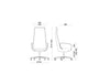 Why Not High Back Executive Office Chair 7 Dimensions