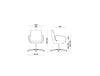 Why Not Meeting Office Chair With 4 Spoke Base 3 Dimensions