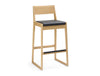 Woodbe High Stool with Footrest 4