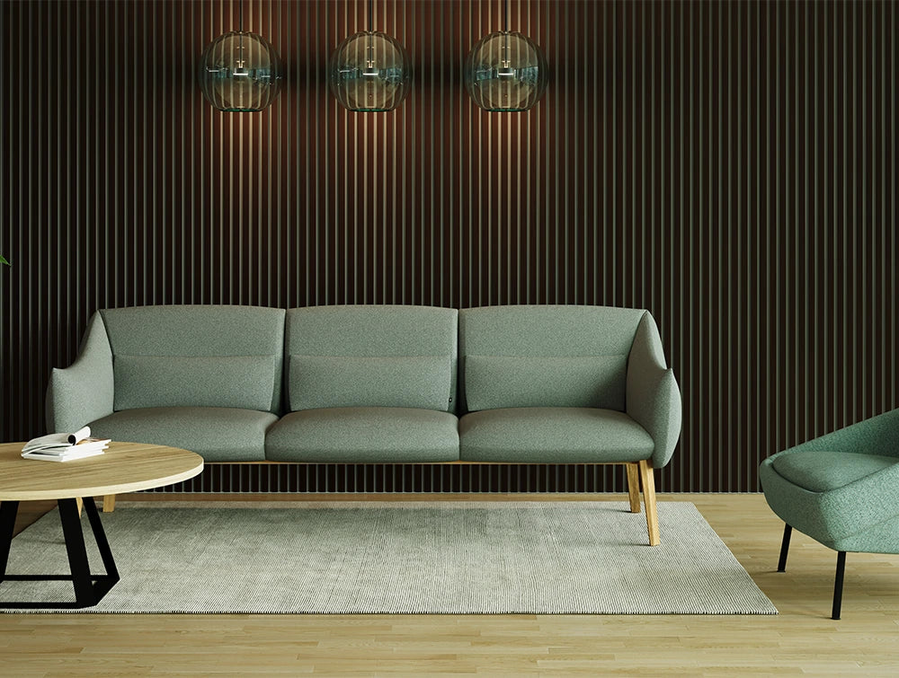 Meeting Room with Wooden Slats 3