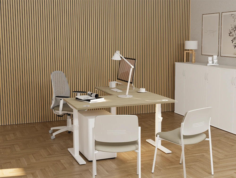 Meeting Room with Wooden Slats 2