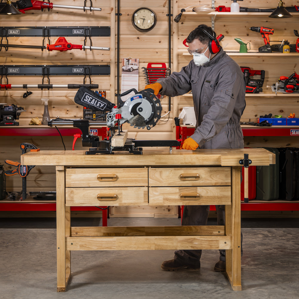 Woodworking Bench with 4 Drawers AP1640 5