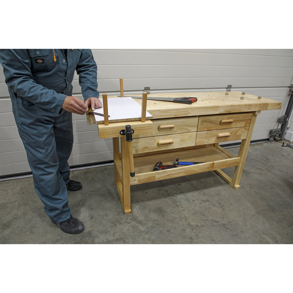 Woodworking Bench with 4 Drawers AP1640 6