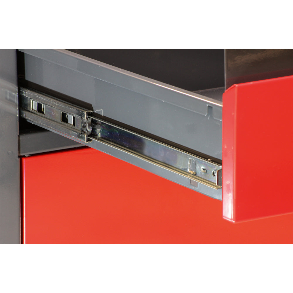 Workbench with 2 Drawers, 2 Cupboards and Open Storage AP1905A 5