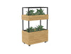 Ws.D Oasis Double 1-Level Mobile Planter