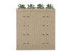 WsD 16 Door Locker System with Combination Lock and Planter 2