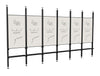 Decora Modular Glassboard Zoning System with Shelves