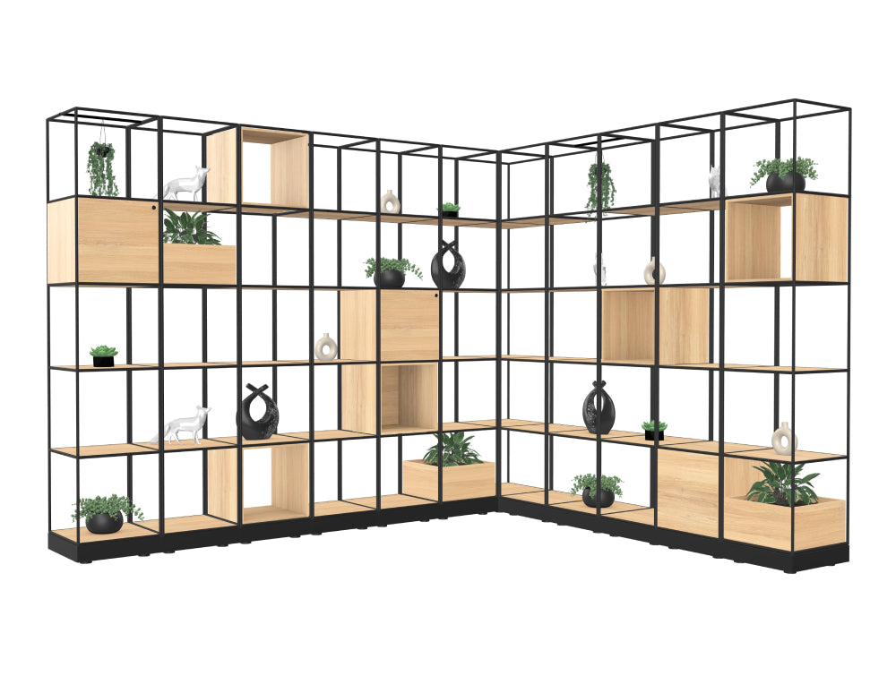 WsD Ionic Cube Corner Zoning System on MFC Base