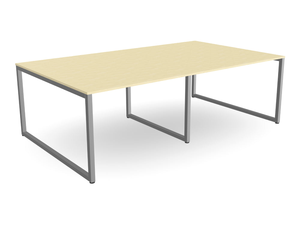 WsD Key 2 Piece Meeting Table with Closed Legs