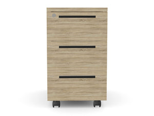 WsD Key 3 Drawer Slimline Pedestal 2