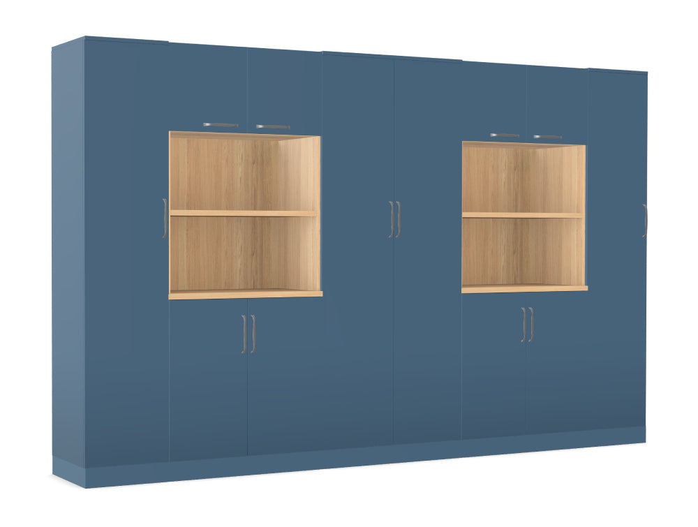 Ws.D Key 5-Level Cupboard with Half-Closed Storage and High Cabinet