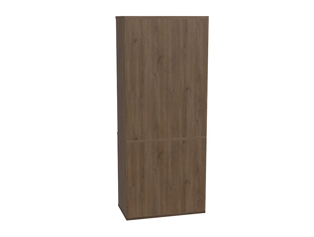 WsD Key 5 Level Half Closed Storage without Doors Coffee Oak 2