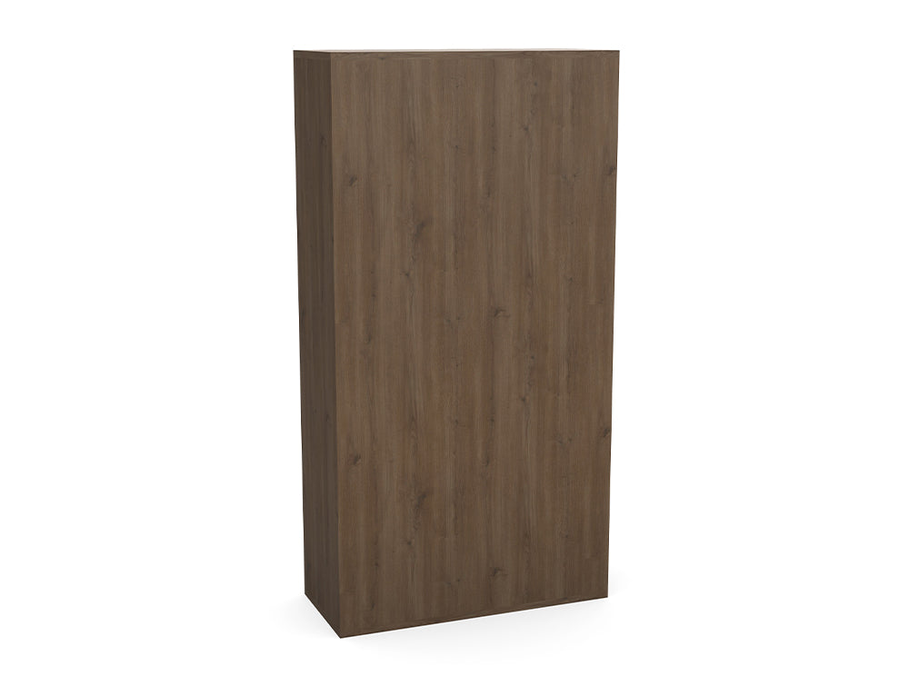 WsD Key 5 Level Sliding Door Storage Coffee Oak 2