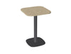 Ws.D Nexis+ Cylinder Squircle Base Poseur Table with Curved Table Top