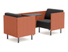 WsD Snug 2 Seater Low Back Open Meeting Pod Closed