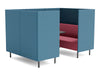 WsD Snug 4 Seater High Back Open Meeting Pod Closed