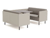 WsD Snug 4 Seater Low Back Open Meeting Pod Closed