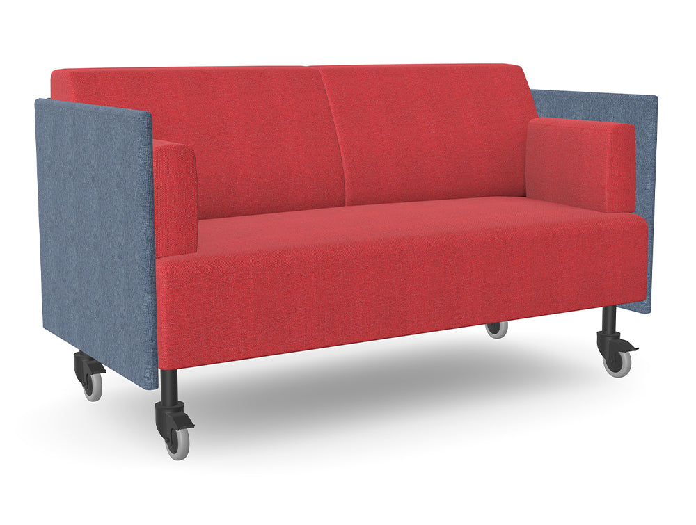Ws.D Snug Mobile 2-Seater Sofa with Low Back