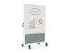 Ws.D Spry Mobile Wall - Whiteboard & Fabric Panel