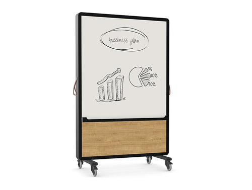 Ws.D Spry Mobile Wall - Whiteboard & MFC Panel