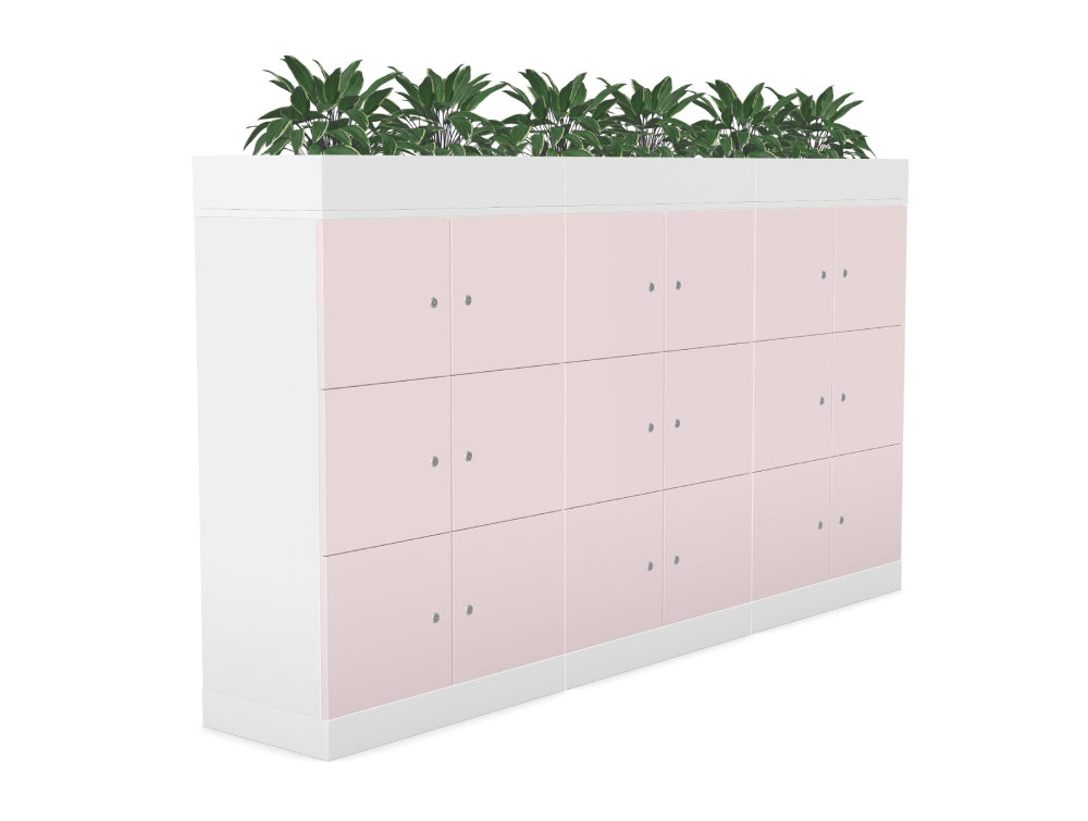 WsD Uno 18 Door Locker System with Planters Image