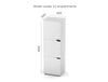 Wuteh 3 Door Locker Dimensions