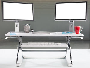 Yo Yo Desk 120 Sit Stand Solution White 4