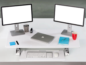 Yo Yo Desk 120 Sit Stand Solution White 5