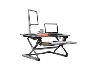 Yo Yo Desk 90 Sit Stand Solution Black 3