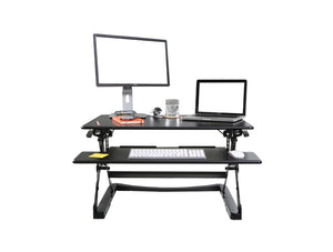 Yo Yo Desk 90 Sit Stand Solution Black 4