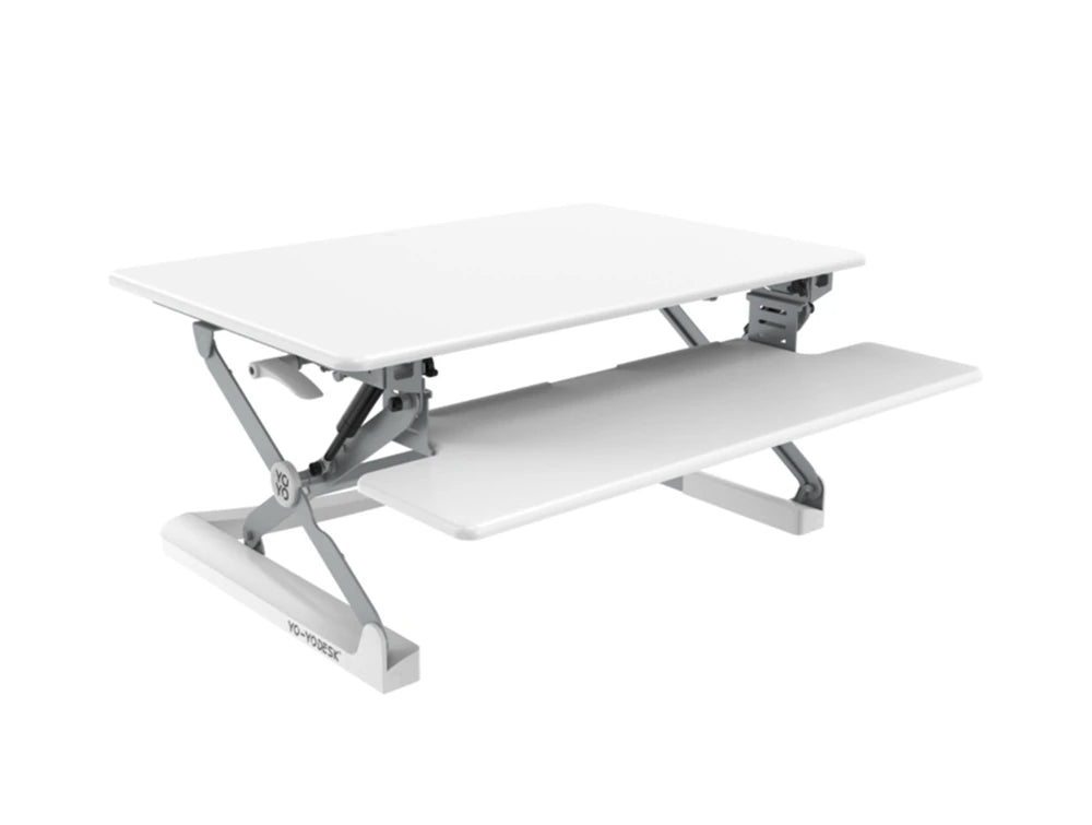 Yo Yo Desk 90 Sit Stand Solution White