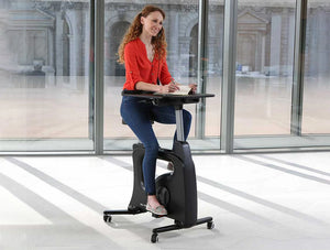 Yo Yo Desk Bike Home Office Solution Black 6 With White Variant