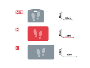 Yo Yo Mat Medium Anti Fatigue Standing Desk Mat 5 Dimensions