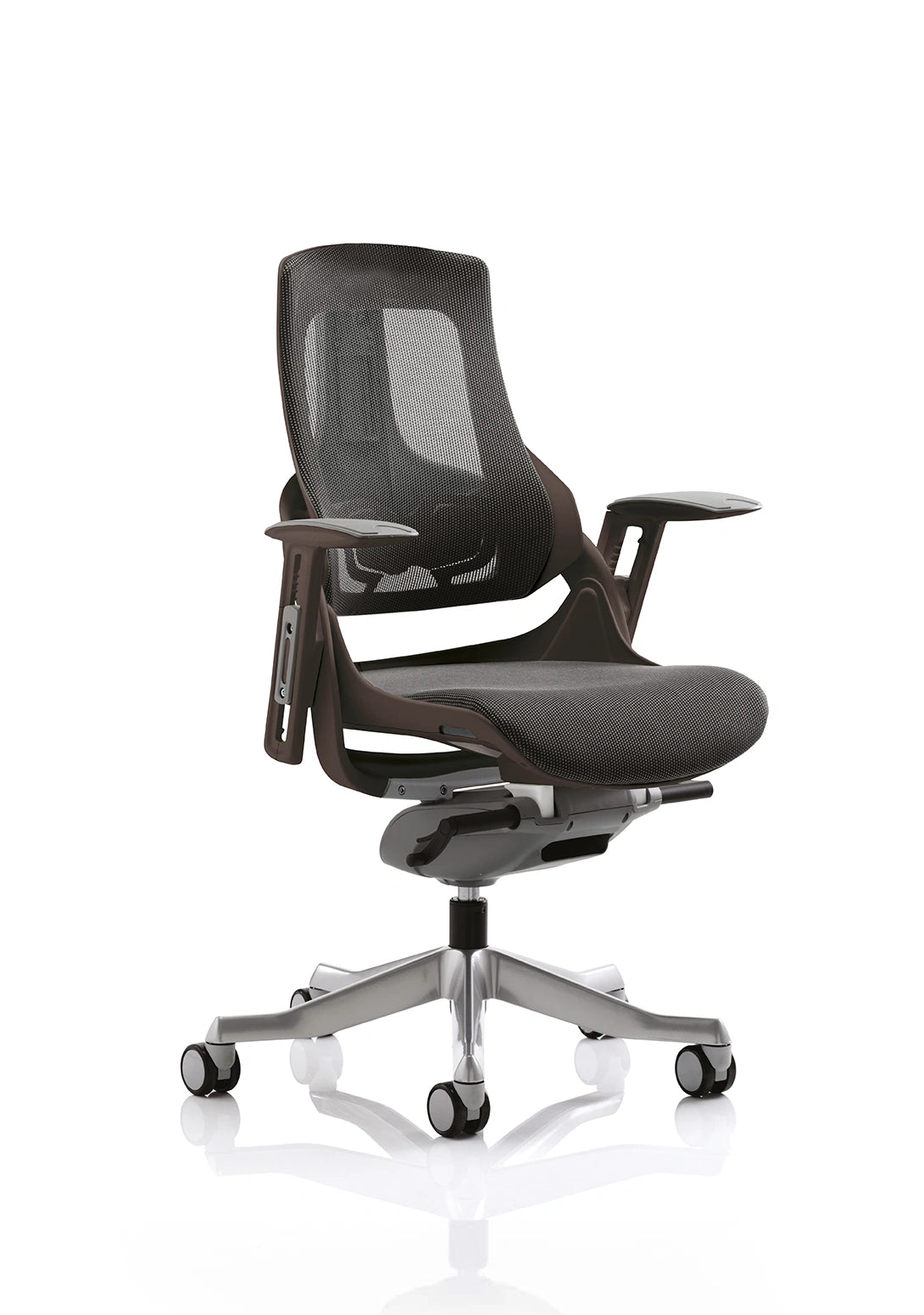 Zure High Back Black Shell Executive Office Chair With Arms EX000220 1