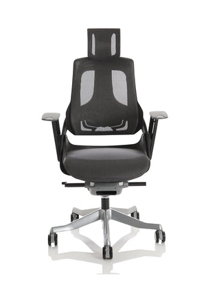 Zure High Back Black Shell Executive Office Chair With Arms KCUP1281 3