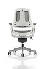Zure High Back White Shell Executive Office Chair With Arms EX000111 4