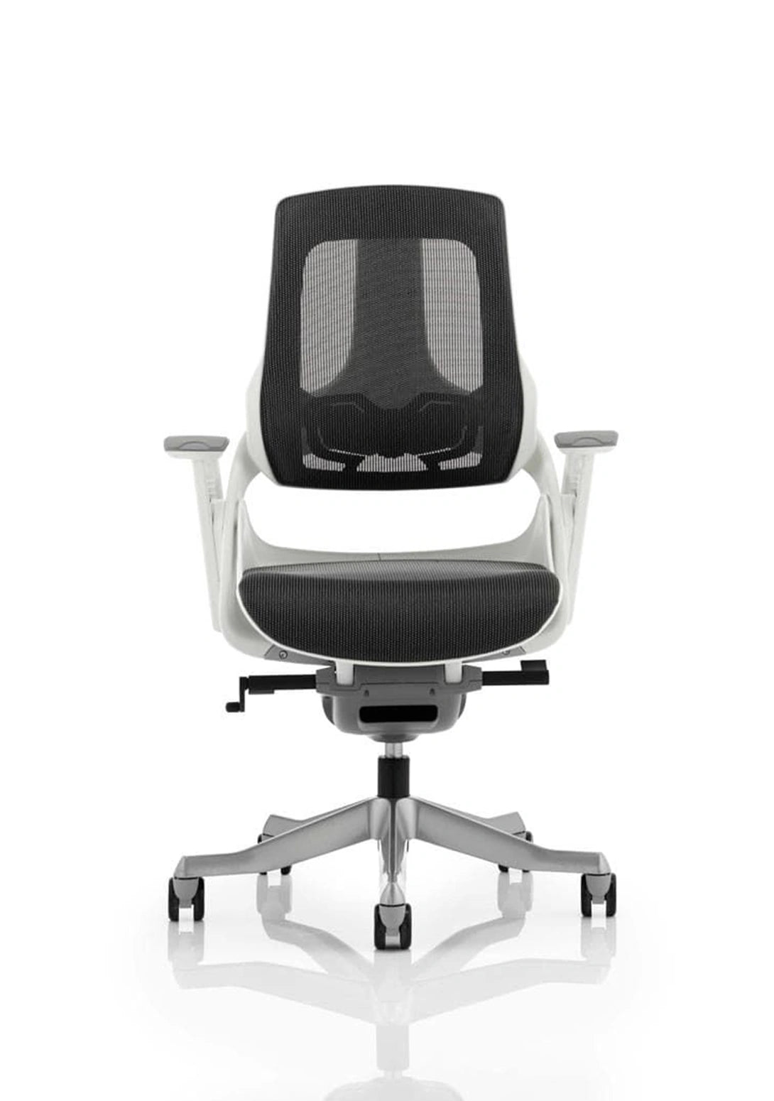 Zure High Back White Shell Executive Office Chair With Arms EX000111 5