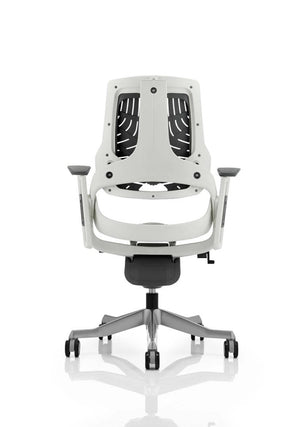 Zure High Back White Shell Executive Office Chair With Arms EX000112 12