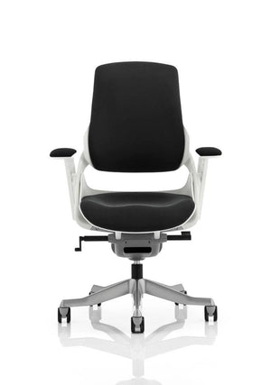 Zure High Back White Shell Executive Office Chair With Arms EX000114 3