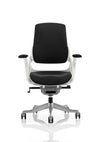 Zure High Back White Shell Executive Office Chair With Arms EX000114 3