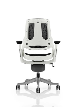 Zure High Back White Shell Executive Office Chair With Arms EX000114 8