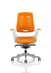 Zure High Back White Shell Executive Office Chair With Arms EX000133 3